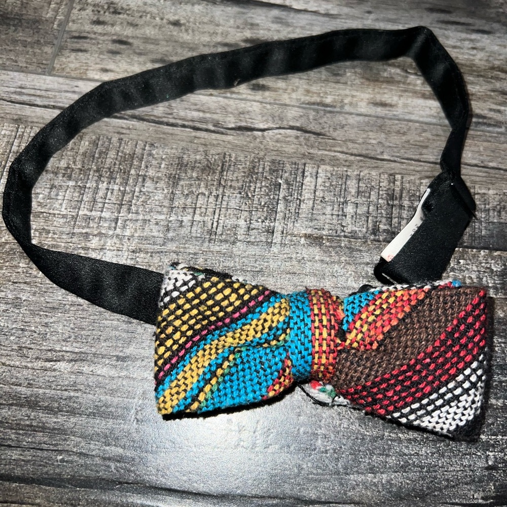 Topman Colorful Patterned Bow Tie